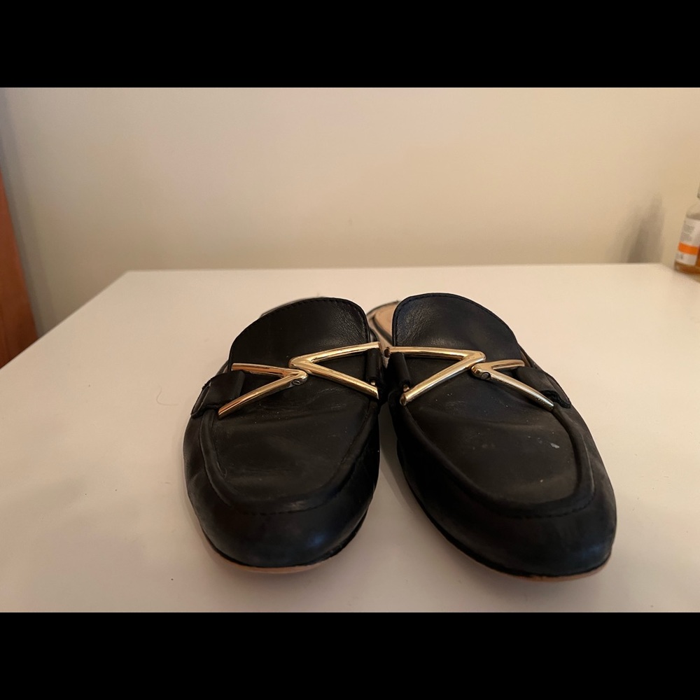 Vince Camuto black slides